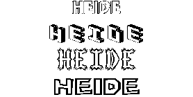 Coloriage Heide