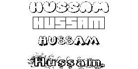 Coloriage Hussam