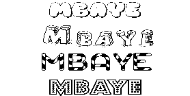 Coloriage Mbaye