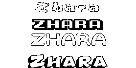 Coloriage Zhara