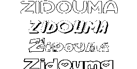 Coloriage Zidouma