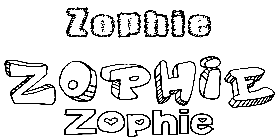 Coloriage Zophie